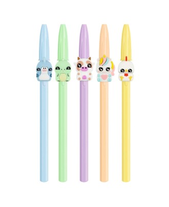 Esferográfica BIC Cristal Pastel Figurines 1 mm Sortido