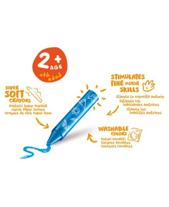 Lápis De Cera Carioca Baby C/8