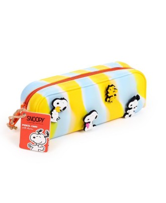 Estojo de silicone Peanuts Snoopy & Woodstock