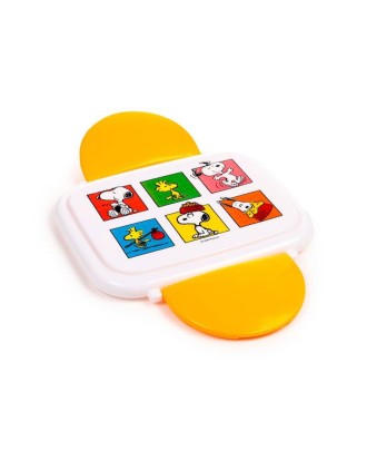 Caixa de lanche múltipla com talheres Peanuts Snoopy & Woodstock