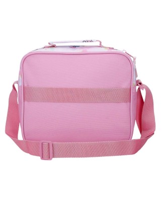 Lancheira Disney Stitch Aloha 23x20x9cm Adaptável a Trolley