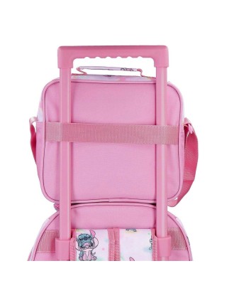Lancheira Disney Stitch Aloha 23x20x9cm Adaptável a Trolley