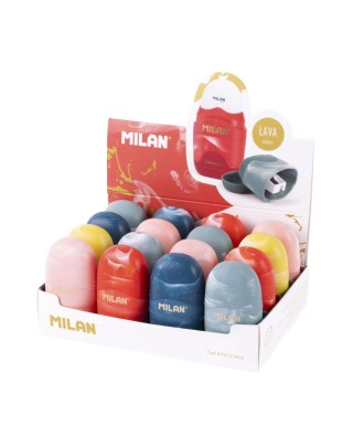 Afia com Borracha Milan Capsule Sortido