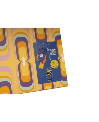 Caderno A4 Capa Dura Espiral Ancor Vintagey Pautado 80 Folhas 90g