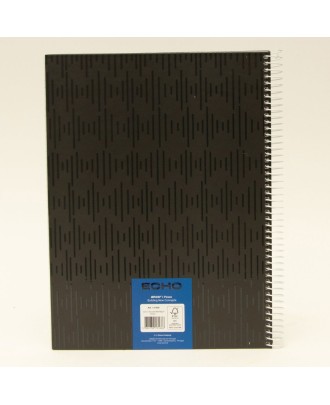 Caderno A4 Capa Dura Espiral Ancor Echo Quadriculado 80 Folhas 90g