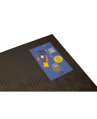 Caderno A4 Capa Dura Espiral Ancor Echo Quadriculado 80 Folhas 90g