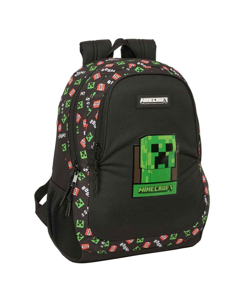Mochila Minrcraft 44x32x16cm Adaptável a Trolley