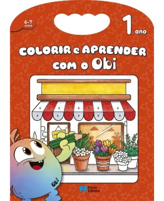 Colorir e aprender com o Obi - 1º ano 6-7 anos