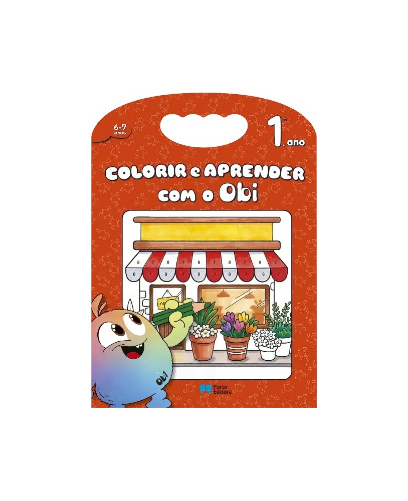Colorir e aprender com o Obi - 1º ano 6-7 anos