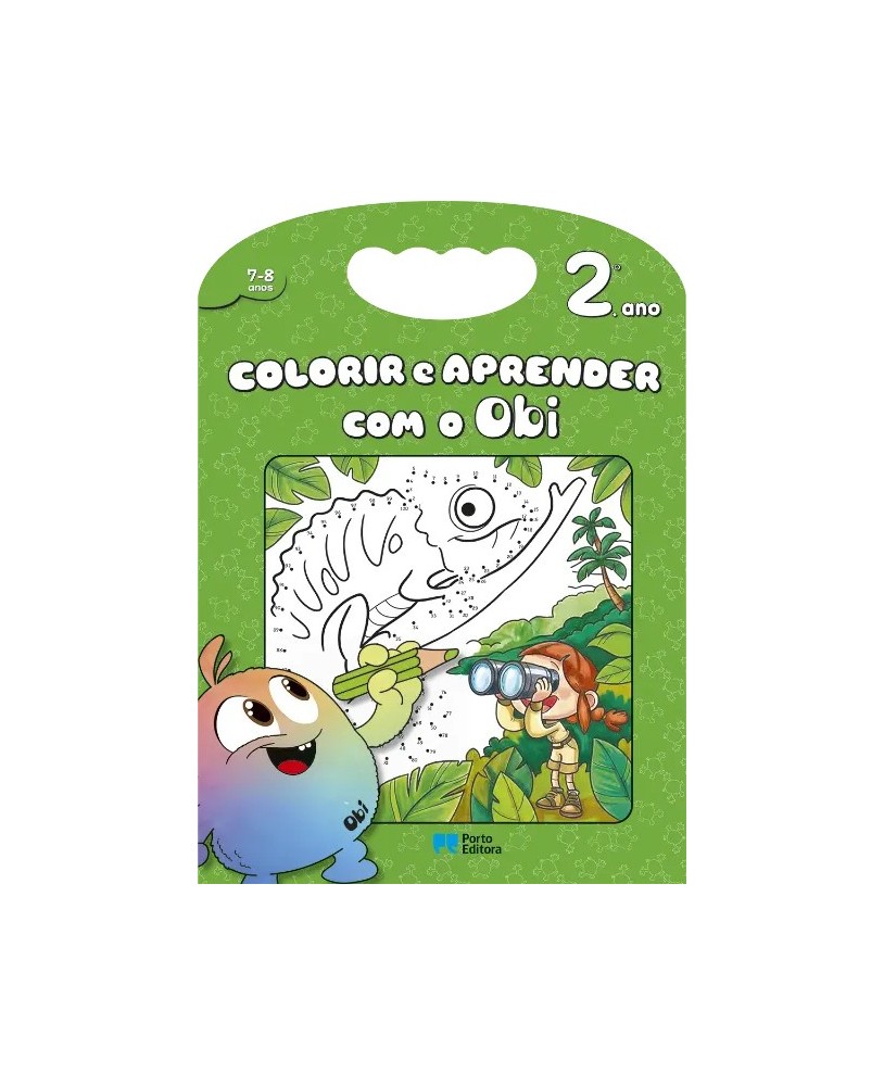Colorir e Aprender com o Obi - 2.º ano 7-8 anos