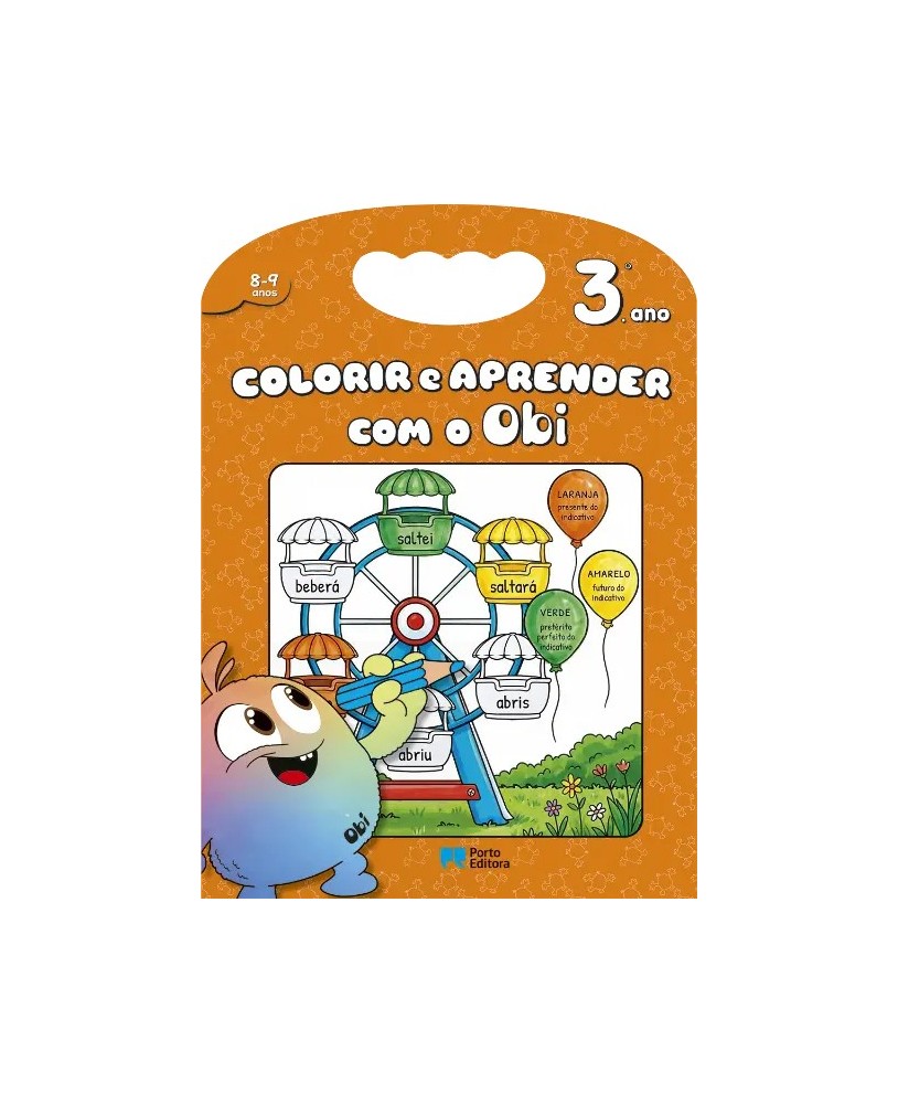 Colorir e Aprender com o Obi - 3.º ano 8-9 anos
