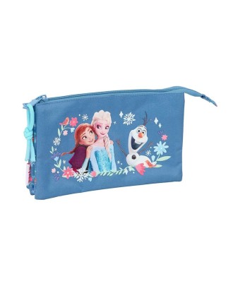 Estojo Triplo Disney Frozen Snow Glow