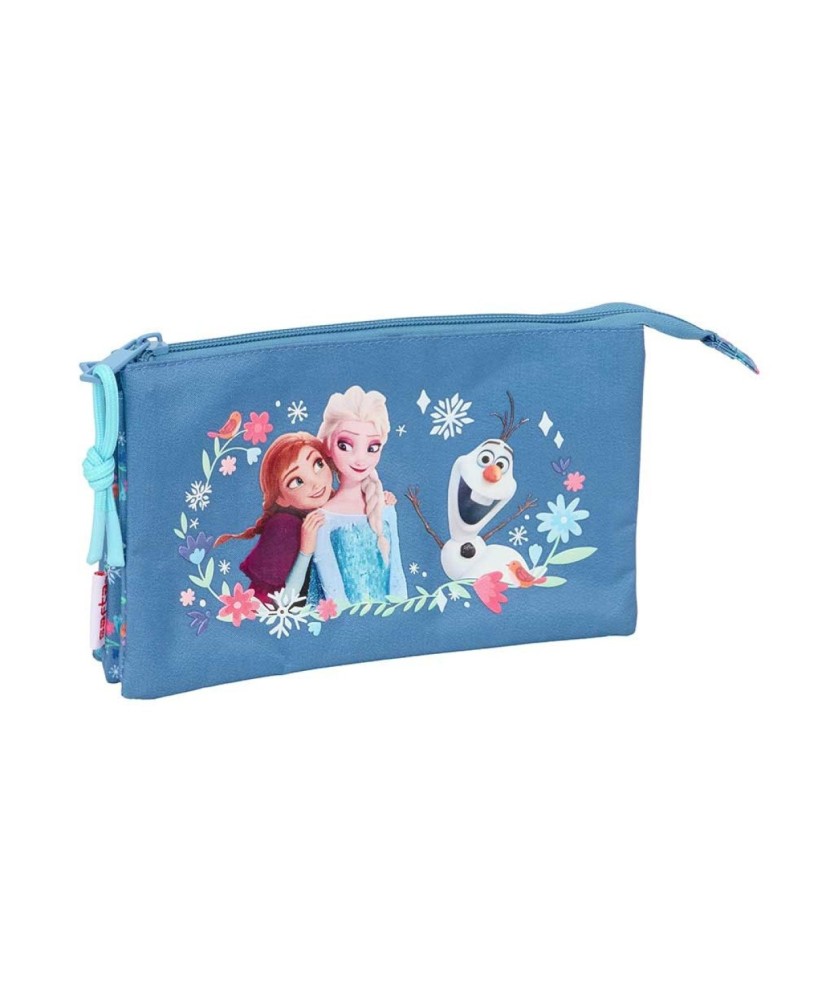 Estojo Triplo Disney Frozen Snow Glow