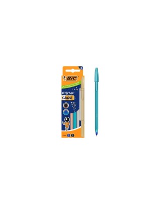 Esferográfica BIC Cristal Glace 1mm 4 Cores