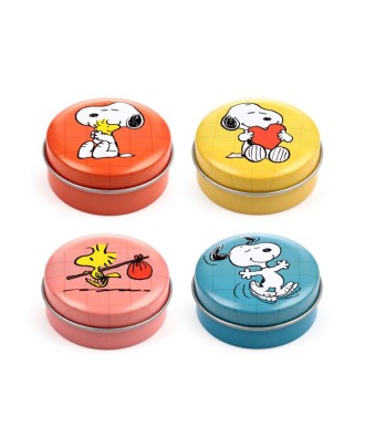 Bálsamo Labial em Lata Peanuts Snoopy & Woodstock Sortido