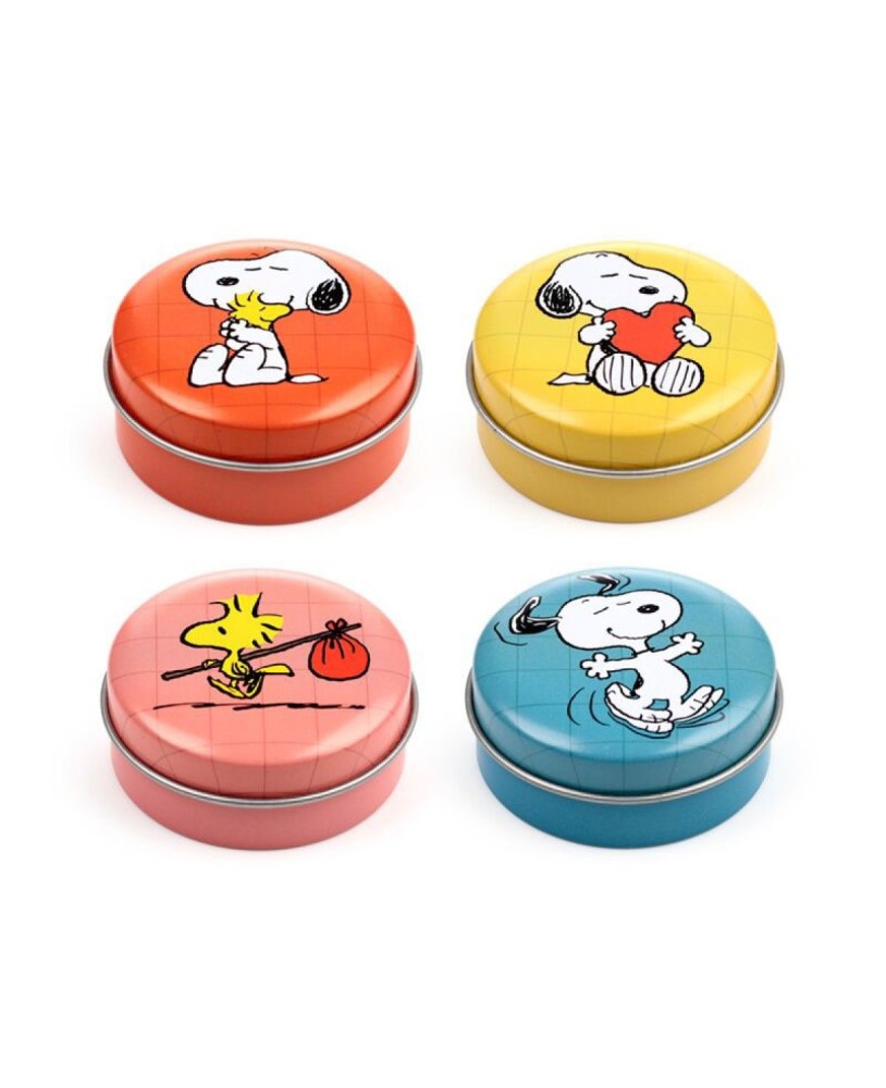 Bálsamo Labial em Lata Peanuts Snoopy & Woodstock Sortido
