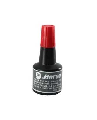Tinta de Carimbo Vermelha 30ml Horse