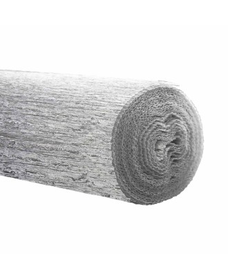 Papel Crepe Florist Werola 160g Prateado Brilhante 00 0,50x2,5m