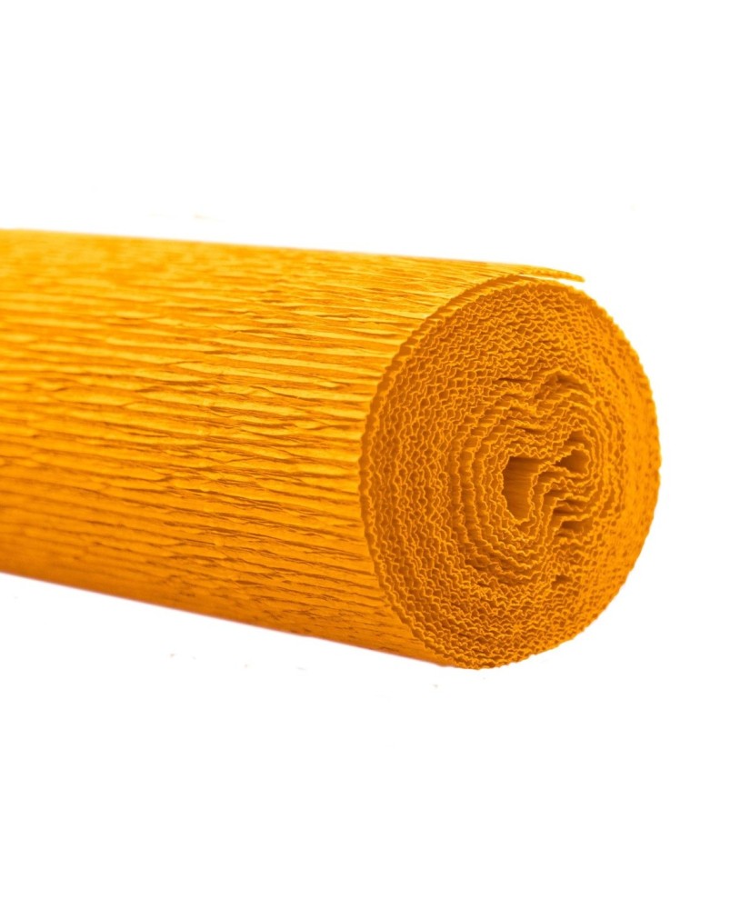 Papel Crepe Florist Werola 160g Laranja 5412 0,50x2,5m