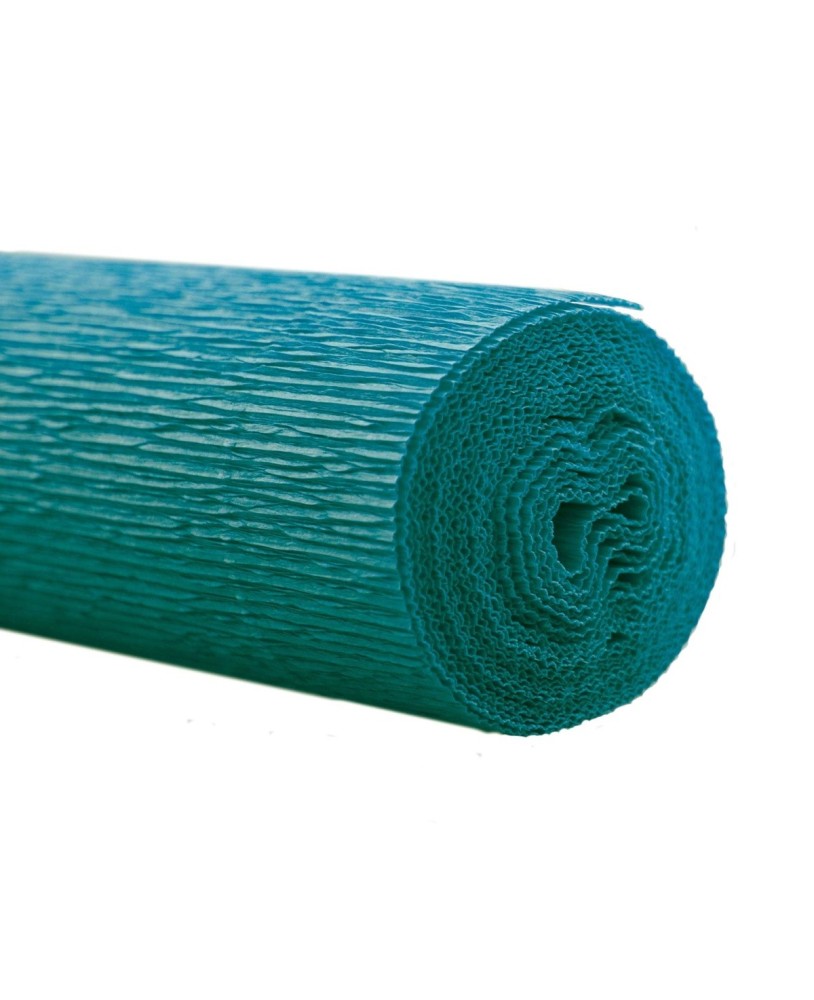 Papel Crepe Florist Werola 1705 160g Azul 24 0,50x2,5m