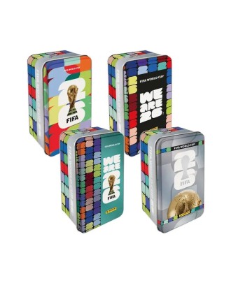 FIFA WORLD CUP 2026™ Official Sticker Collection – Tin Box - Coleção Oficial Panini