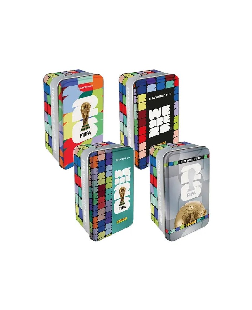 FIFA WORLD CUP 2026™ Official Sticker Collection – Tin Box - Coleção Oficial Panini