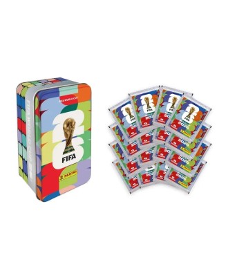 FIFA WORLD CUP 2026™ Official Sticker Collection – Tin Box - Coleção Oficial Panini