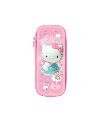 Estojo Squishy Eva 3D Hello Kitty Pink