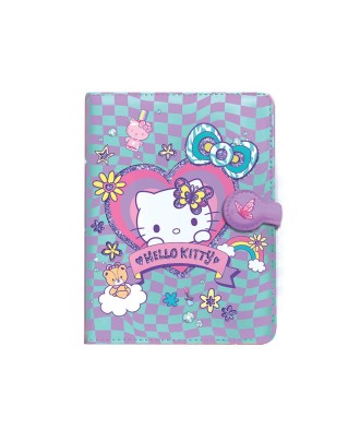 Caderno Fecho Magnético A5 Hello Kitty Colorful