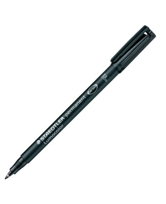 Marcador Universal Permanente Staedtler Lumocolor 318 F 0,6mm Preto 9