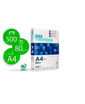 Papel Fotocópia Greening A4 80 gr Embalagem de 500 Folhas Branco