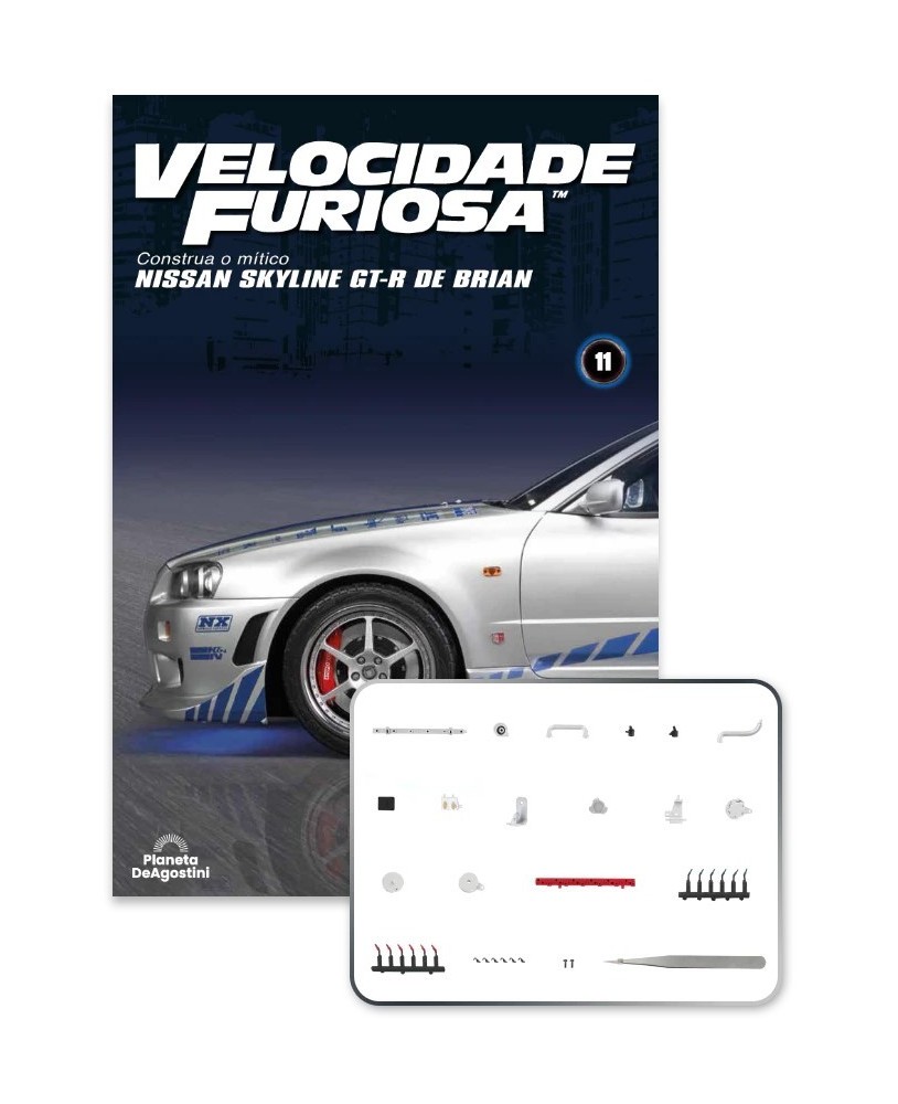 Construa o Nissan Skyline GT-R Fast & Furious
