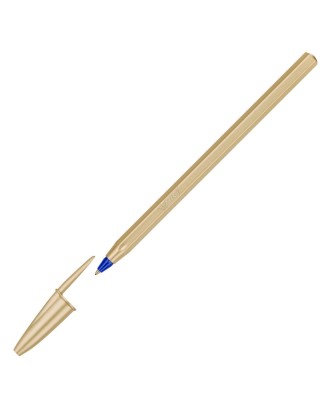 Esferográfica BIC Cristal Glace 1 mm dourado