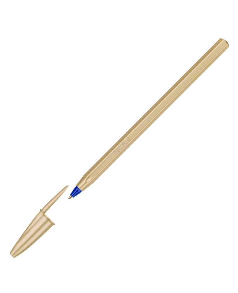 Esferográfica BIC Cristal Glace 1 mm dourado