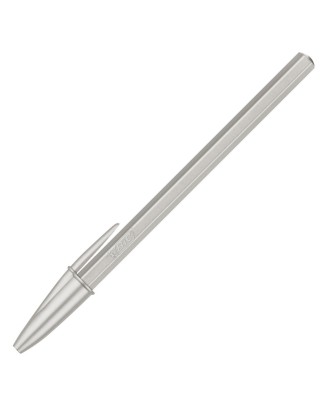 Esferográfica BIC Cristal Glace 1 mm Prateado