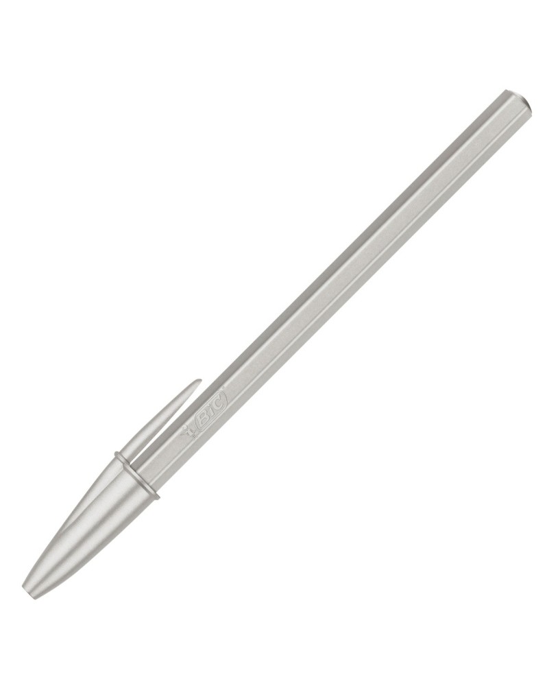 Esferográfica BIC Cristal Glace 1 mm Prateado