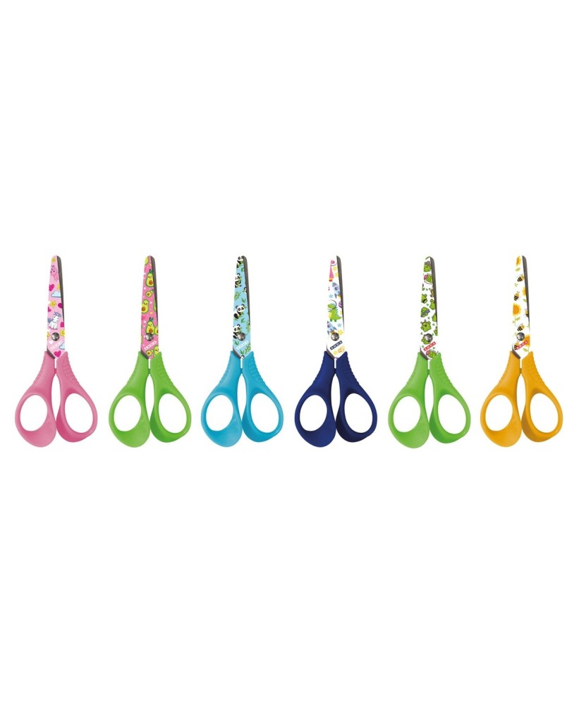 Tesoura Escolar 13cm Redonda Arda Fancy