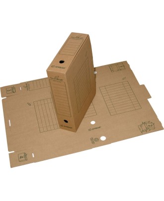 Caixa de Arquivo Morto A4 Lombada 80mm Ambar Kraft