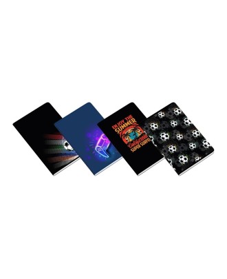 Caderno A4 Capa Plástica Agrafado Ambar Inverse Teen Pautado 48 Folhas 90g Sortido