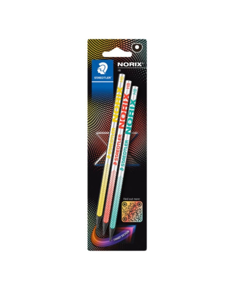 Lápis Grafite StaedtlerR Norix 120 HB nº2 - 3 Unidades