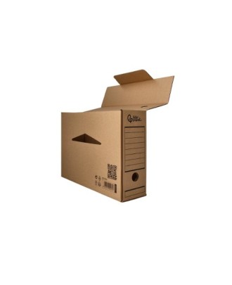Caixa para Arquivo Morto Liderpapel A4 Cartão Reciclado 325 gr Lombada 82 mm Kraft 325x82x250 mm