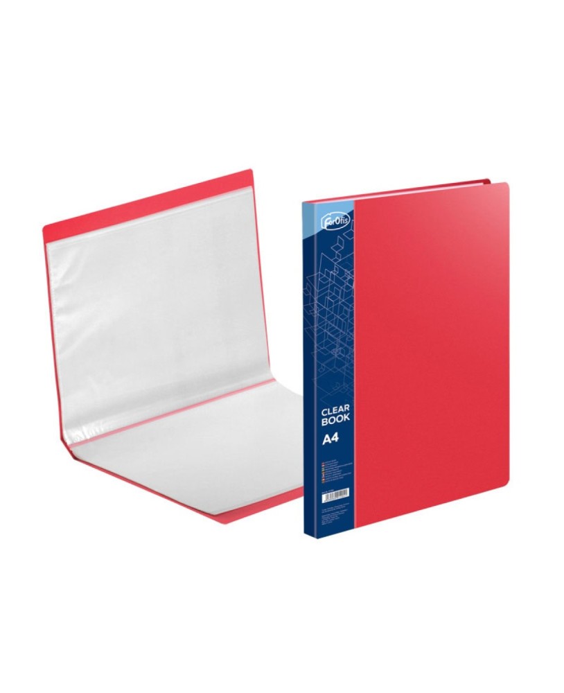 Portefólio Forofis A4 20 Bolsas Vermelho