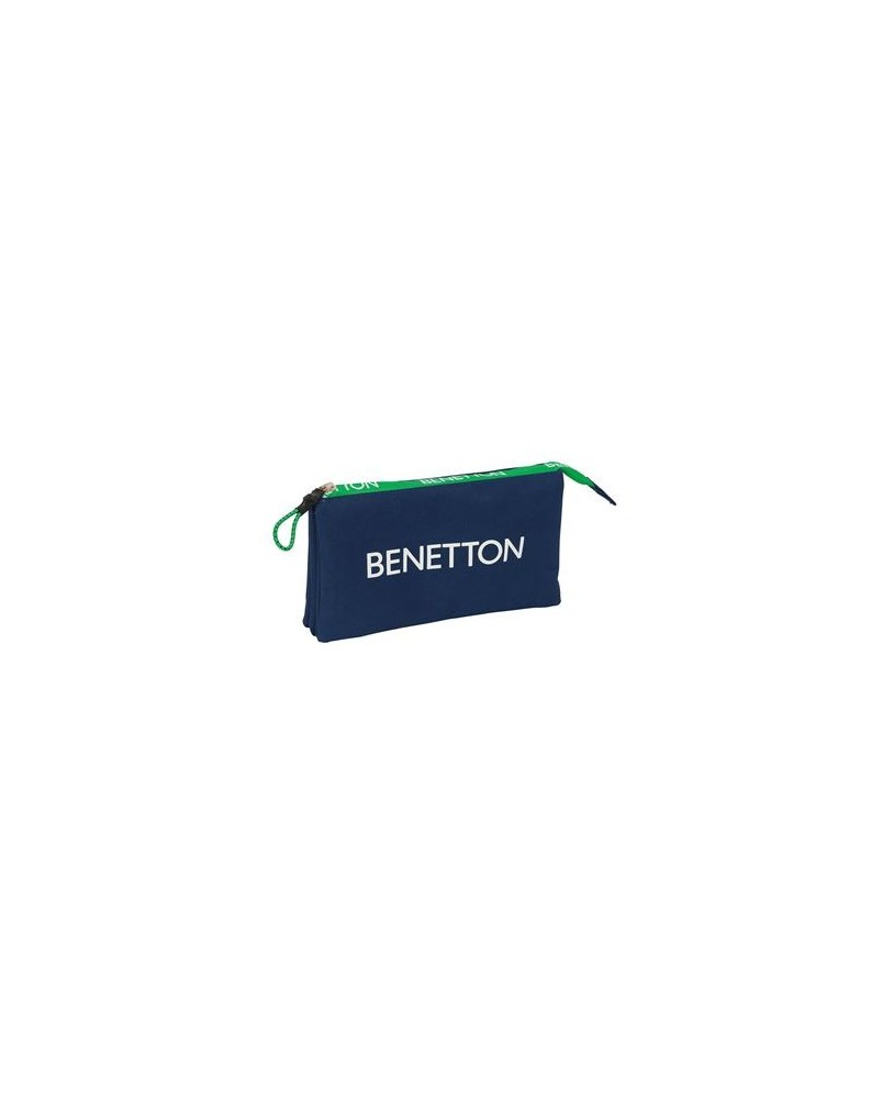 Estojo Escolar Benetton Green | Triplo