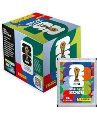 Box Cromos Panini FIFA World Cup 2026 | 50 Saquetas x 7 Unidades