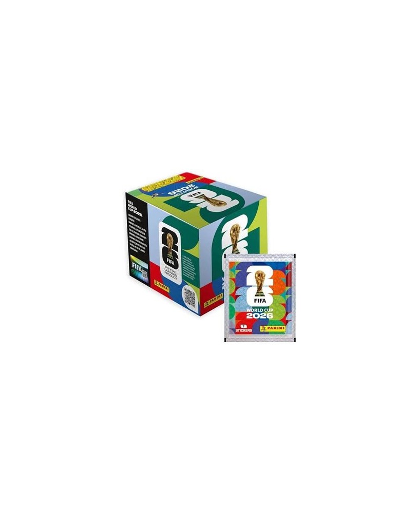 Box Cromos Panini FIFA World Cup 2026 | 50 Saquetas x 7 Unidades