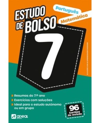 Estudo de Bolso: Português e Matemática - 7º Ano