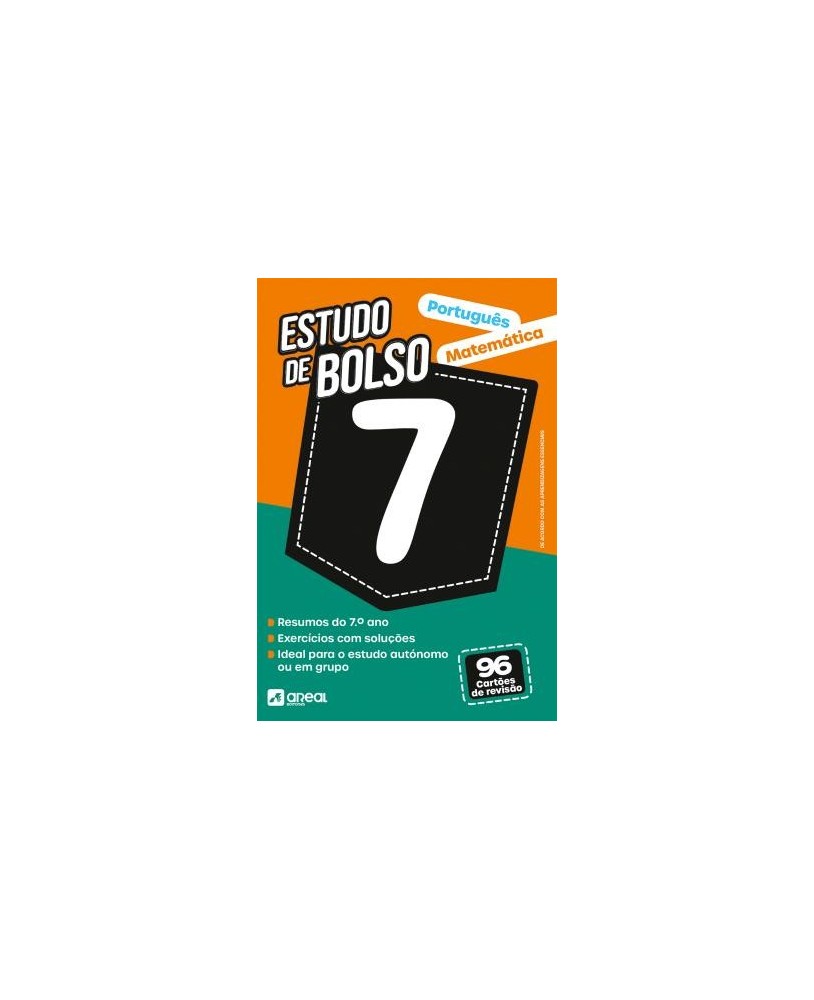 Estudo de Bolso: Português e Matemática - 7º Ano