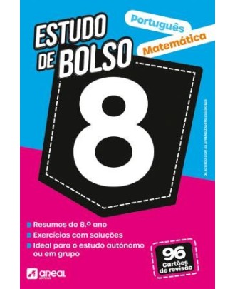 Estudo de Bolso: Português e Matemática - 8 Ano