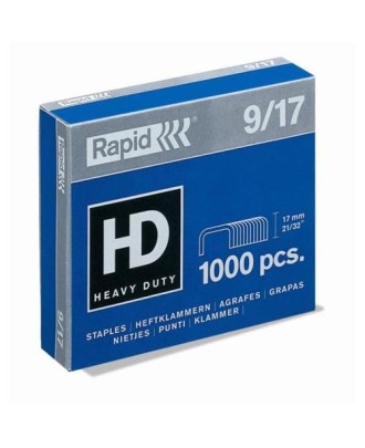 Agrafes Rapid 9/17 - Caixa com 1000 Unidades