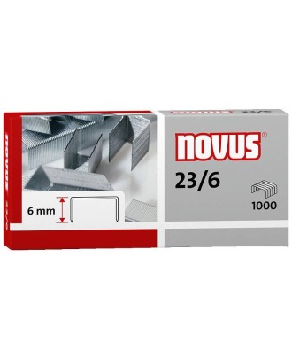 Agrafos 23/6 Standard NOVUS - 1000 Unidades